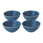 Set of 4 Gordon Ramsay by Royal Doulton Maze Grill Bowls Blue