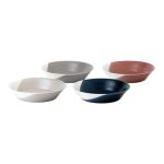 Set of 4 Royal Doulton Bowls of Plenty 23cm Bowls Multi coloured
