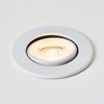 White Basics Recess Integrated LED Tilt Light White