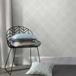 NuWallpaper Quatrefoil Grey Self Adhesive Wallpaper Grey