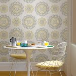 NuWallpaper Suzani Yellow Self Adhesive Wallpaper Yellow