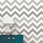 NuWallpaper Zig Zag Grey Self Adhesive Wallpaper Grey