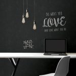 NuWallpaper Vintage Chalkboard Black Self Adhesive Wallpaper Black