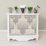 NuWallpaper Charisma Grey Self Adhesive Wallpaper Grey