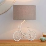 Tirana Bike Table Lamp Grey