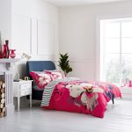 Joules Bircham Bloom Raspberry 100% Cotton Duvet Cover Raspberry