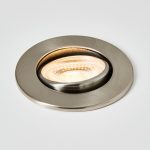 Satin Nickel Basics Recess Integrated LED Tilt Light Silver