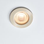 Satin Nickel Basics Recess Integrated LED Light Silver