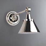Dorma Ocala Adjustable Wall Light Nickel