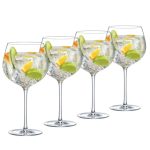 Set of 4 Ella Sabatini The Perfect Gin Glasses Clear