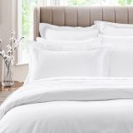 Dorma 300 Thread Count 100% Cotton Sateen Plain White Oxford Pillowcase White