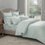 Dorma 300 Thread Count 100% Cotton Sateen Plain Seafoam Duvet Cover Seafoam