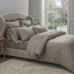 Dorma 300 Thread Count 100% Cotton Sateen Plain Mink Duvet Cover Mink