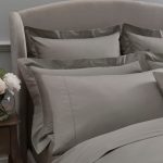 Dorma 300 Thread Count 100% Cotton Sateen Plain Mink Cuffed Pillowcase Mink