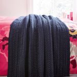 Joules Bircham Bloom Navy Throw Navy