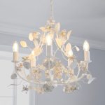 Chateau 5 Light Fitting Cream