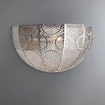 Manila Moroccan Wall Light Silver