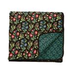 V&A Campion Black Throw Black