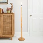 Legoli Wood Floor Lamp Base Natural