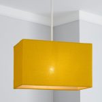 Sara Ochre Rectangle Shade Ochre