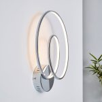 Menton Chrome Infinity LED Wall Light Chrome