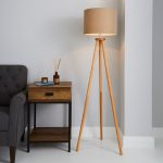 Jandia Wooden Tripod Floor Lamp Natural