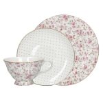 Katie Alice Ditsy Floral White Afternoon Tea Set White