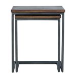 Farringdon Acacia Nest of Tables Brown