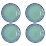 Set Of 4 Mikasa Curacao Side Plates Blue