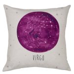 Zodiac Virgo Cushion Blue