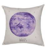 Zodiac Aries Cushion Blue
