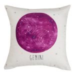 Zodiac Gemini Cushion Pink