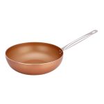 28cm Copper Effect Induction Wok Copper