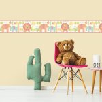 Carousel Jungle Friends Border MultiColoured