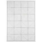 Patio Check Rug Ivory