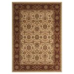 Nourison Persian Crown 1 Cream Rug Red