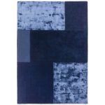Tate Tonal Textures Rug Navy