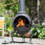 Murcia Extra Large Chimenea Black