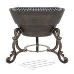 Volta Fire Pit and Grill Brown