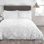 Rapport Home Balmoral White Duvet Cover and Pillowcase Set White