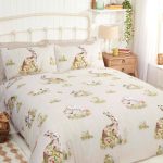 Rapport Home Country Bumpkins Natural Duvet Cover and Pillowcase Set Beige
