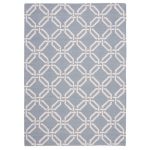 Nourison Linear 8 Light Blue Rug Blue