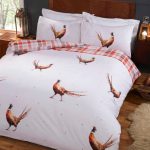 Rapport Home Pheasants Duvet Cover and Pillowcase Set White