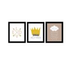 Contemporary Quotes Framed Wall Art Natural