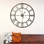 Walplus Quintus 100cm Wall Clock Grey