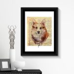Fox Newspaper Wall Art Natural