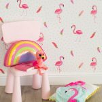 Be Dazzled Flamazing Wallpaper Pink
