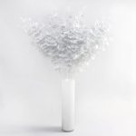 Pack of 12 Metallic Eucalyptus Spray Silver