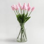 Pack of 12 Pink Tulip Stems Pink