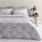 Fogarty Tanzia Natural Reversible Duvet Cover and Pillowcase Set Beige